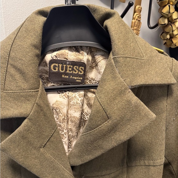 Guess Olive Green Women's Coat - Picture 3 of 4